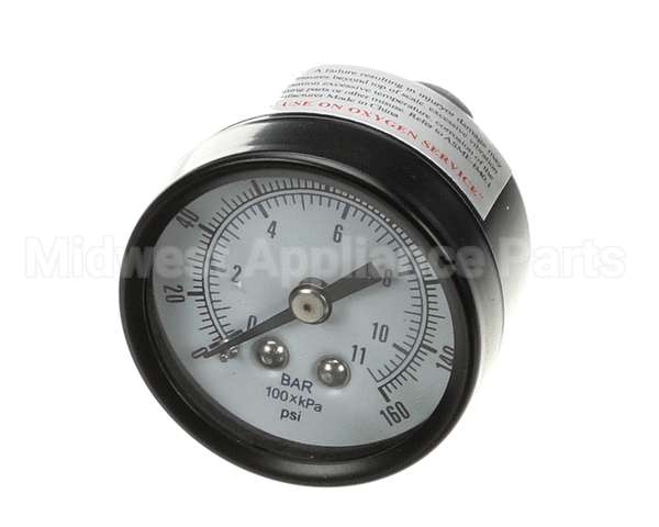 110130008 Doughpro Proluxe Gauge, Air Regulator 1-1/2" 160 Psi Cent