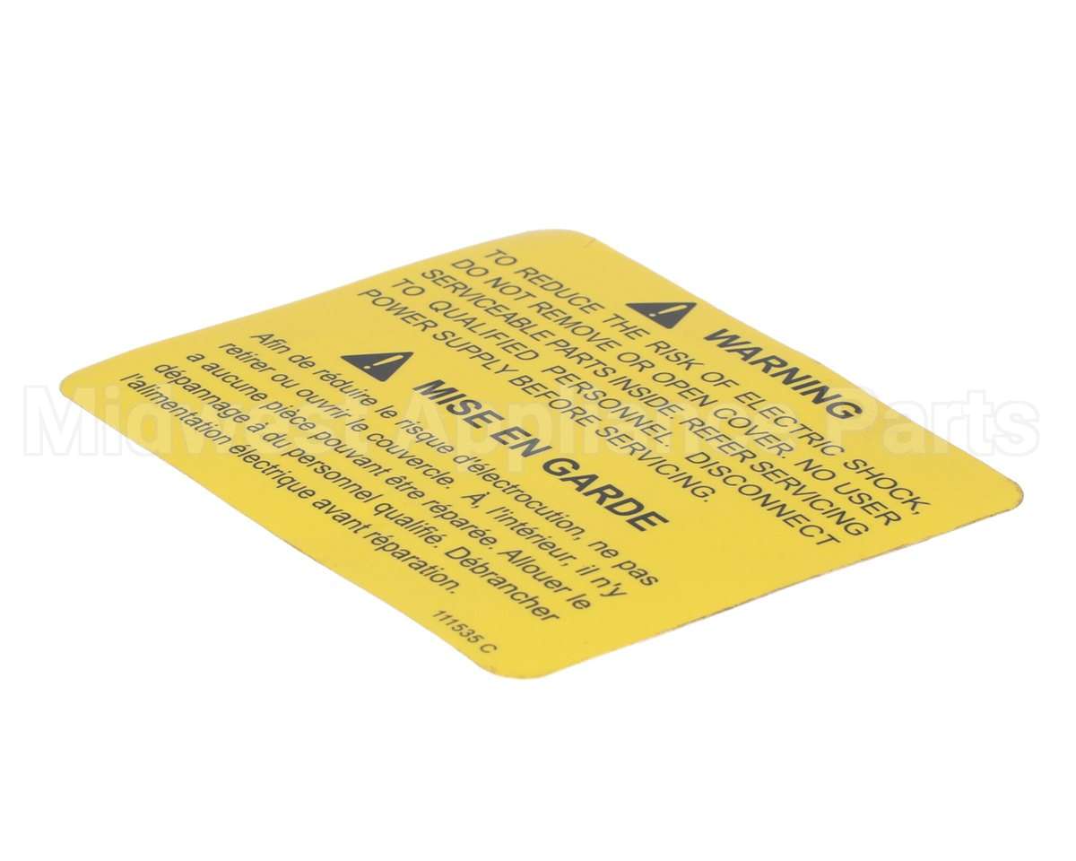 111535 Cleveland Label; Warning Power Disconnec