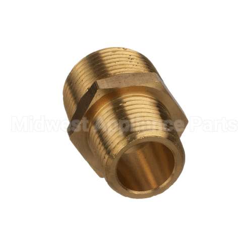 112RJF Lancer Brass Hex Nipple 3/4 Mpt X 1/2