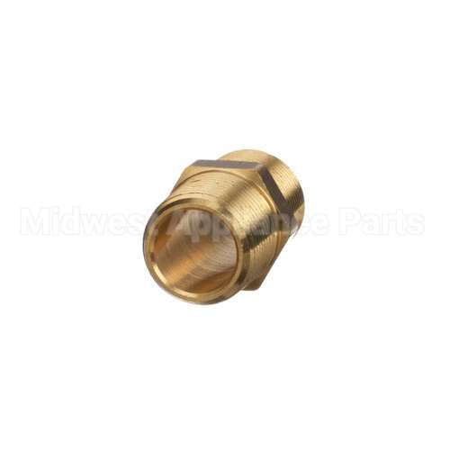 112XJ Lancer Brass Hex Nipple 3/4 Mpt X 3/4