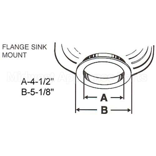 11327G Compatible Insinkerator Mounting Adapter
