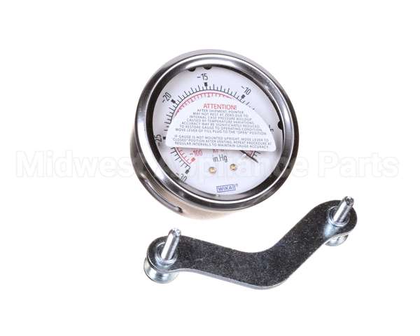 114-0260 Sipromac Vac Gauge 0-30Hg 1/4 Mnpt Rear