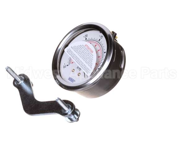 114-0260 Sipromac Vac Gauge 0-30Hg 1/4 Mnpt Rear