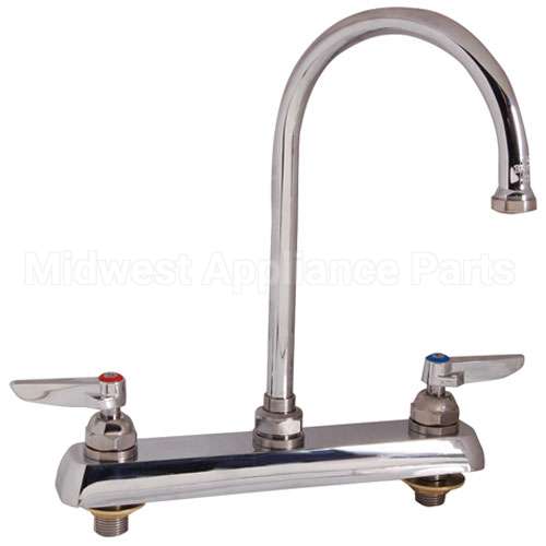 1142 Compatible TS Brass Faucet, 8"Deck, Gsnk, Leadfree