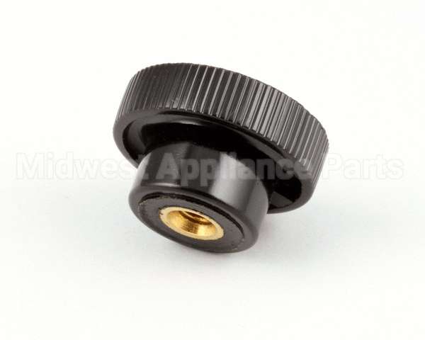 11608 Nieco Knob, Black, 10-32 Female Insert