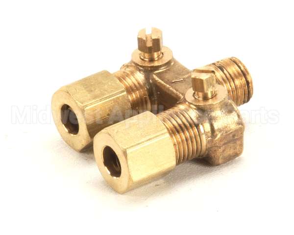 1177182 Southbend Range Fitting, Dble Pilot, 1/4 Tube