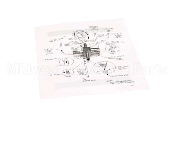 1177816 Stoelting Kit; 4-Way Tee Replacement