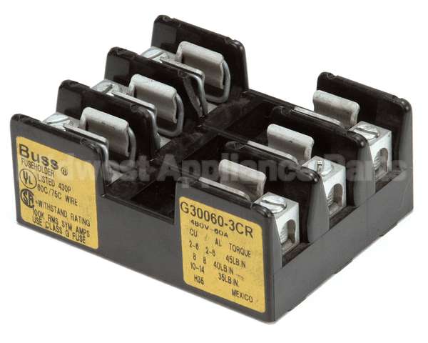 1178494 Southbend Range Bussman Fuse Block,60A 480V