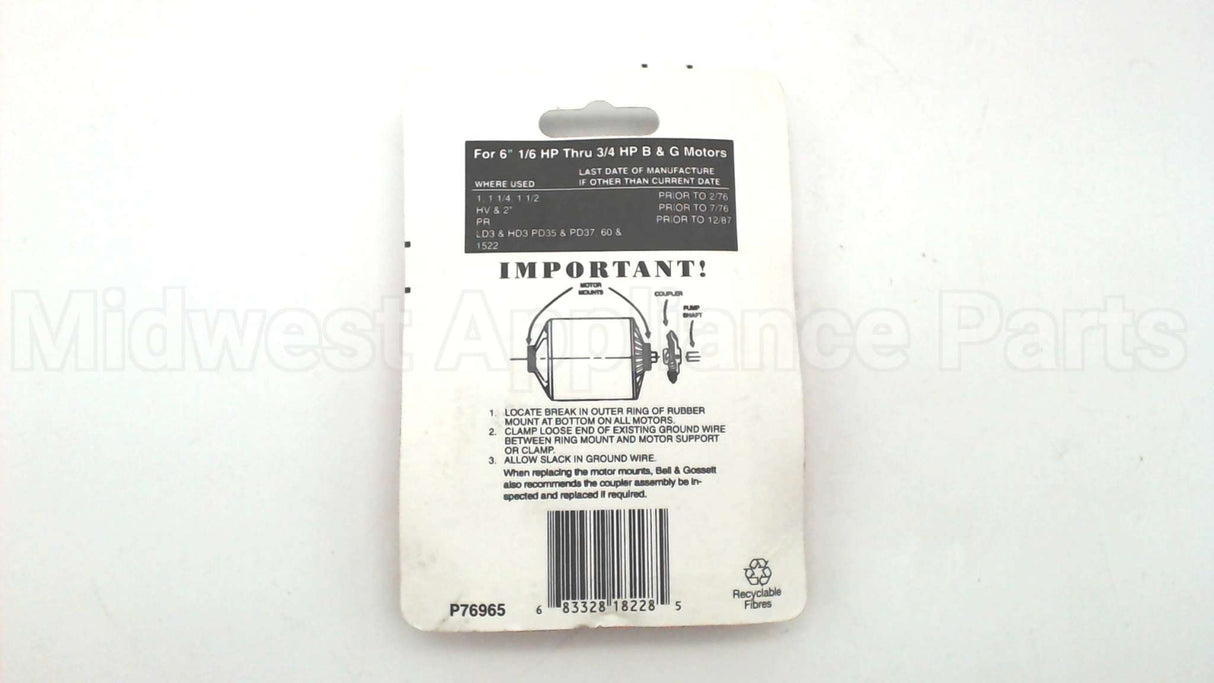 118228 Xylem-Bell & Gossett Motor Ring Set