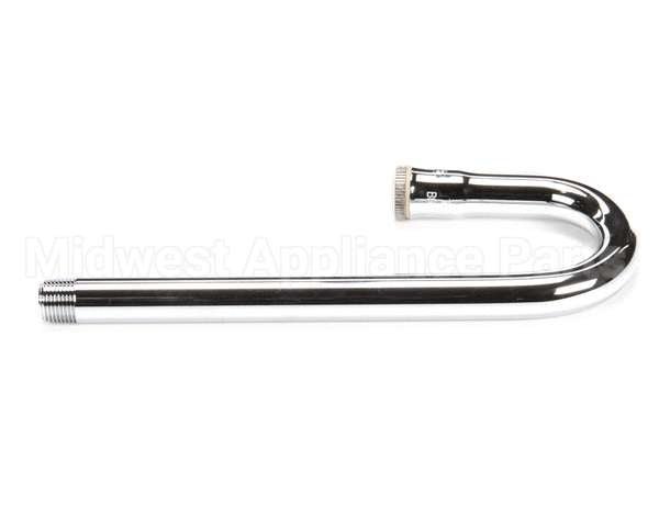 119X T&S Brass Rigid Gooseneck, 2-3/4 Spread, 8-3/4 Hei