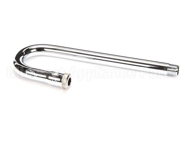 119X T&S Brass Rigid Gooseneck, 2-3/4 Spread, 8-3/4 Hei