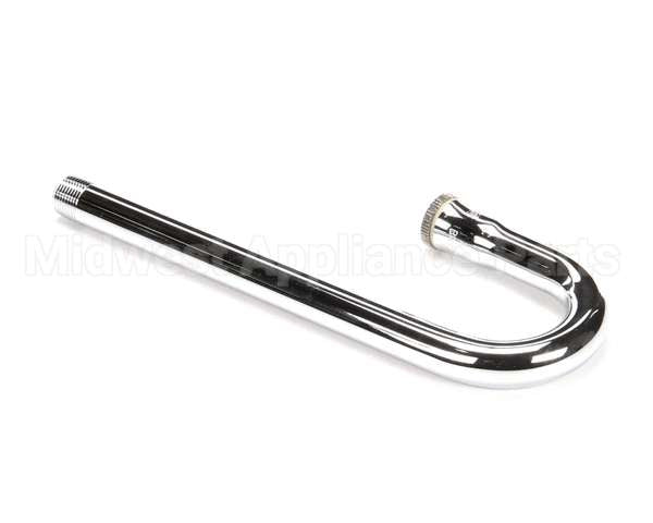 119X T&S Brass Rigid Gooseneck, 2-3/4 Spread, 8-3/4 Hei