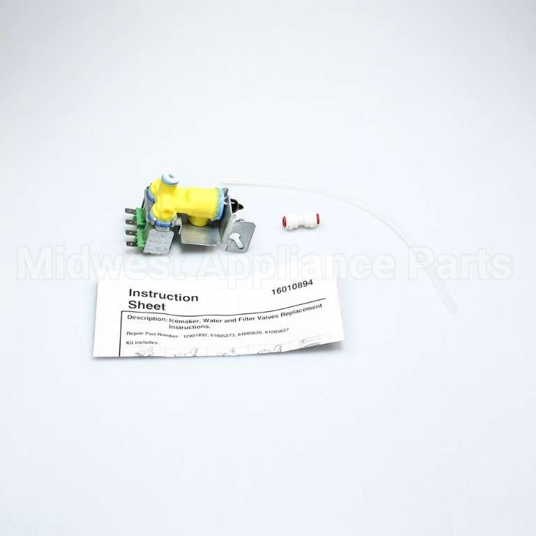 12001892 Whirlpool Kit; Water Valve (Filter