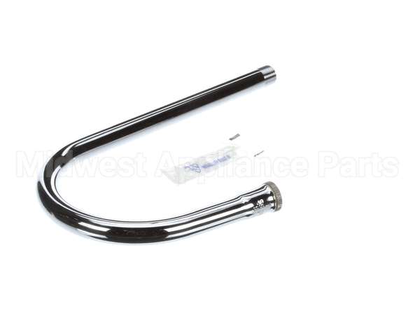 120X T&S Brass Rigid Gooseneck, 5-1/2 Spread, 10-1/4 He