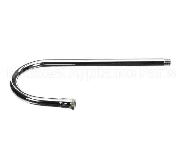 123X T&S Brass Rigid Gooseneck, 5-1/2 Spread, 12-1/2 He