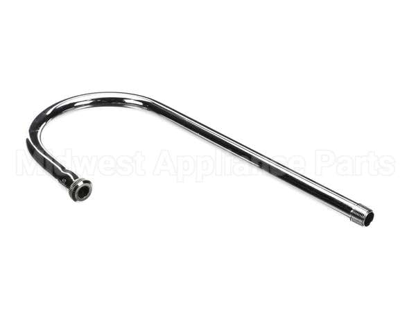 123X T&S Brass Rigid Gooseneck, 5-1/2 Spread, 12-1/2 He