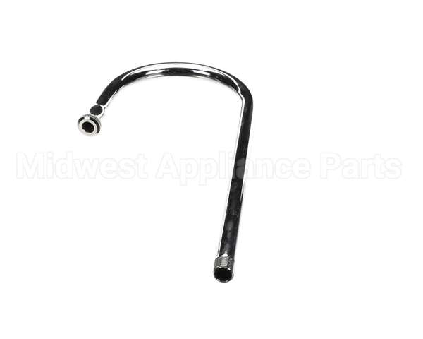 123X T&S Brass Rigid Gooseneck, 5-1/2 Spread, 12-1/2 He