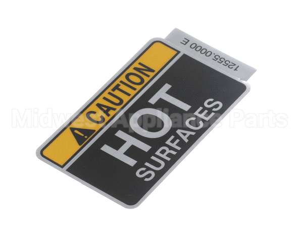 12555.0000 Bunn Decal, Caution Hot Surfaces