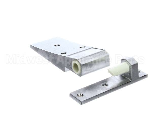 1256-000004 Kason Hinge Brushed Chrome Textured