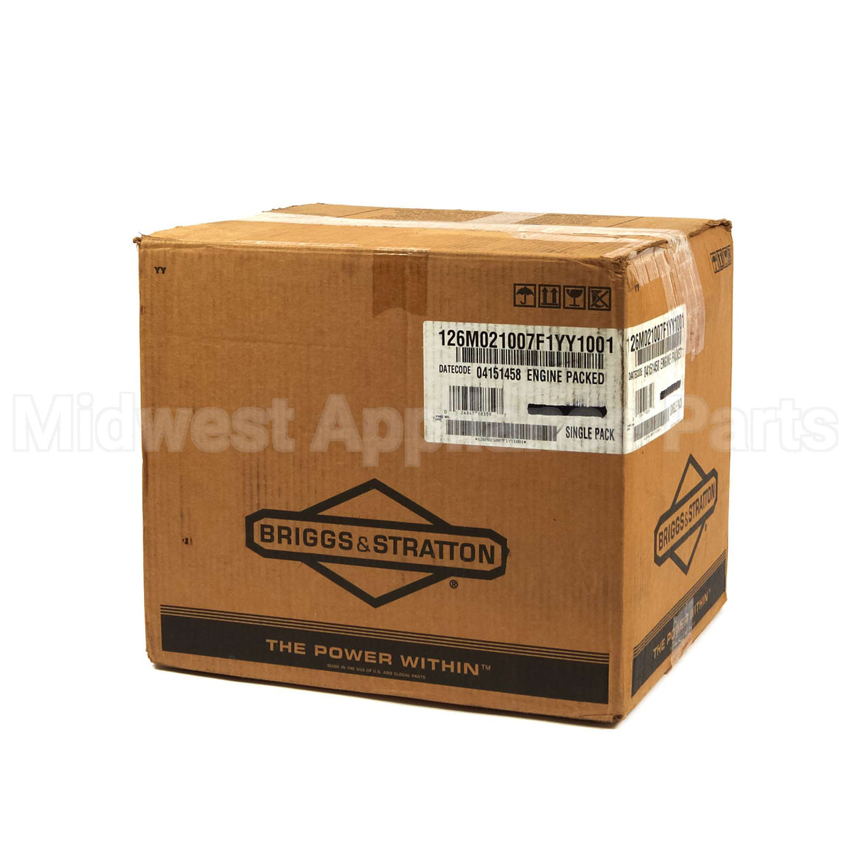 126M02-1007-F1 Briggs & Stratton Engine Packed Single Carton