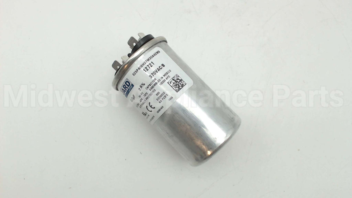 12721 MARS 40Mfd 370V Round Run Capacitor