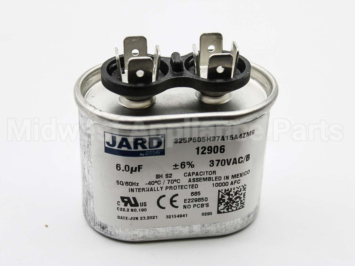 12906 MARS 6Mfd 370V Oval Run Capacitor