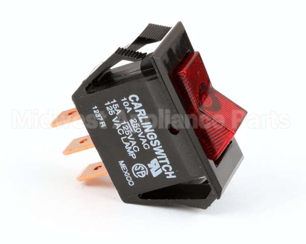 12920.0000 Bunn Switch, On/Off-Lighted Red-125