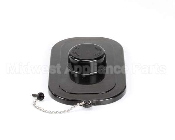 12981.0001 Bunn Lid/Chain Kit, Pour-In Black