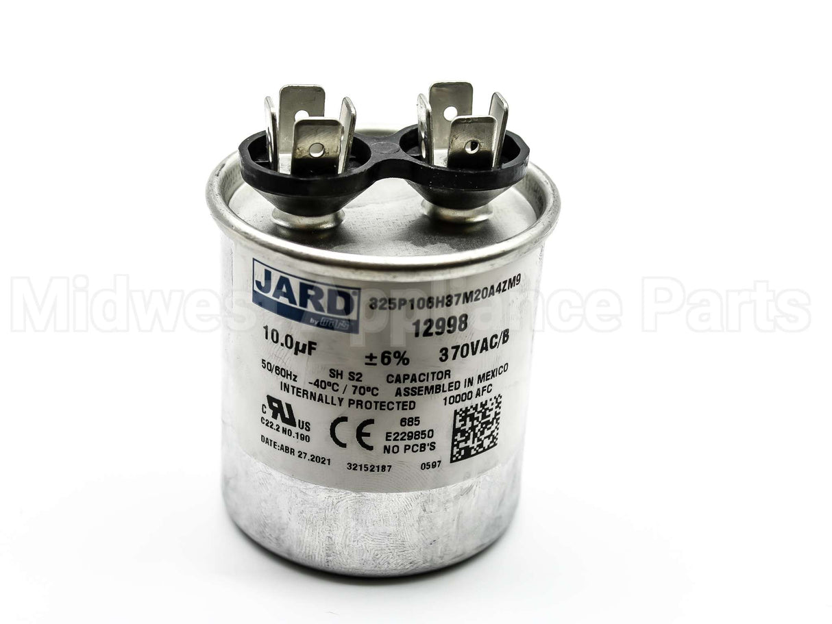 12998 MARS 10Mfd 370V Round Run Capacitor