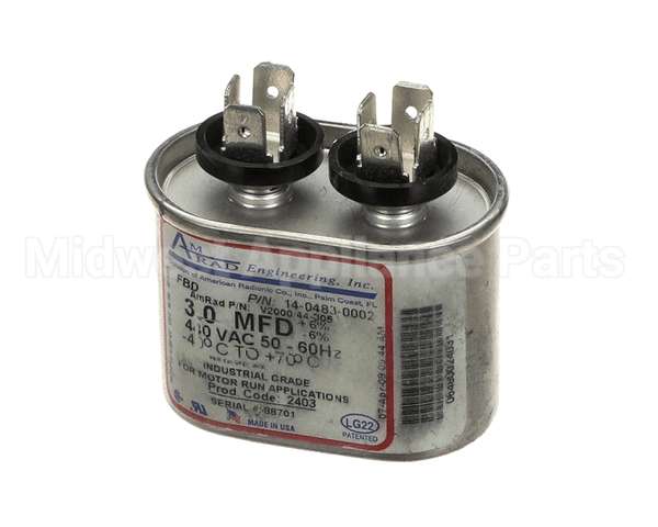 14-0483-0002 Fbd Capacitor,3Mf,440V Fan Run