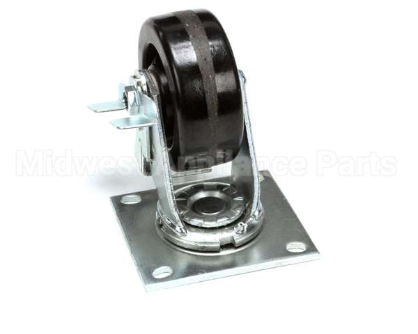 153975 Duke Caster,Plate Swivel W/Brake 5-81-222-2A