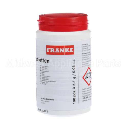 154430 Franke Cleaning Tablets 100Pcs. At 2.