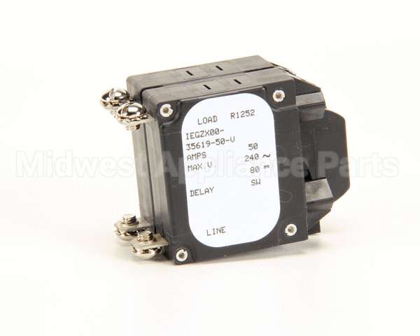 15480 Nieco Switch, Rocker, 50A 2 Pole, Panel Mount