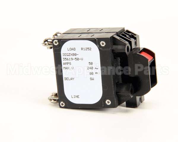 15480 Nieco Switch, Rocker, 50A 2 Pole, Panel Mount