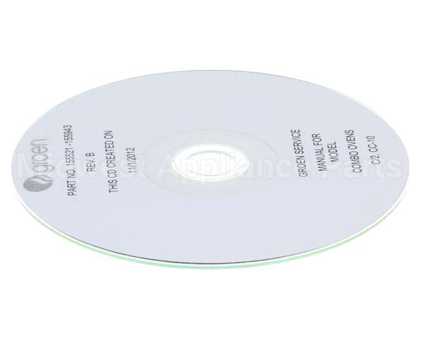155943 Groen Cd - Service Manual, Combo Ove