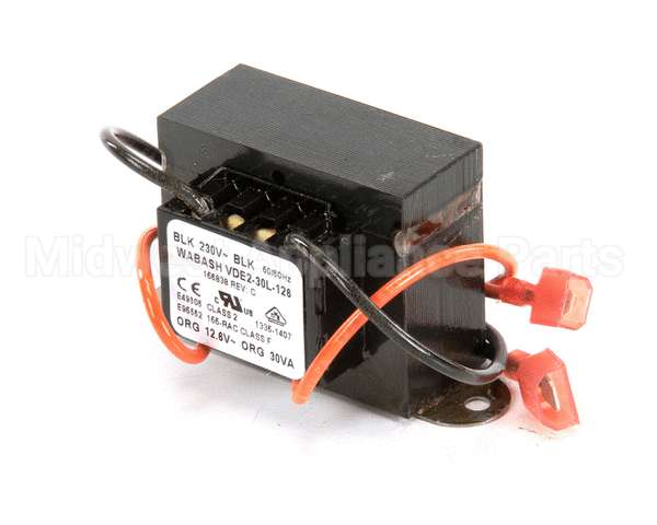 156838 Duke Transformer,230V Primary, 12.6V Sec., 30
