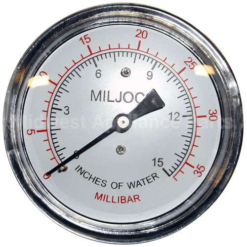 16036 Compatible Nieco Gauge - Gas Pressure