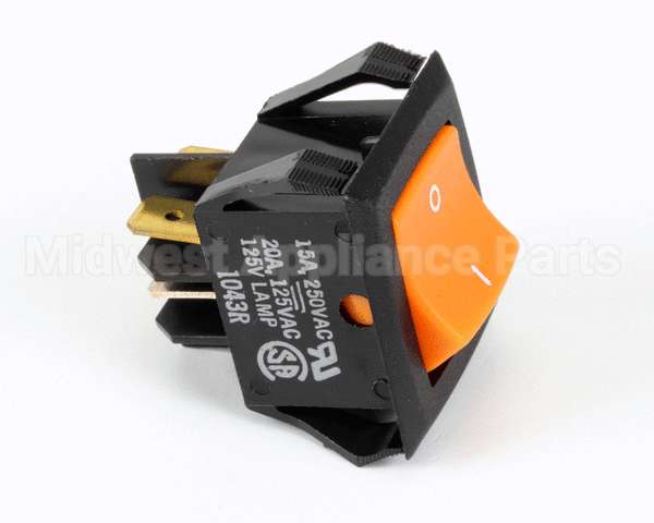 160406 Duke Switch,Lighted,Dpst,20A @125V Lrgsck611-