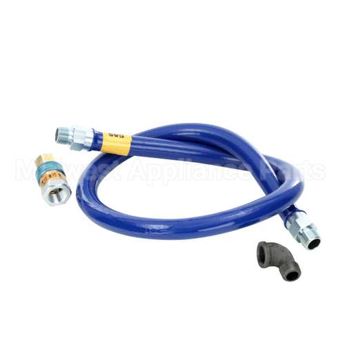 16100BPQ72 Dormont 1 Dia, 72 Blue Hose, Snapfast, 1 Elbow
