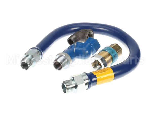 16100BPQS36 Dormont 1 Dia., 36 Blue Hose, Snapfast, Swivel M