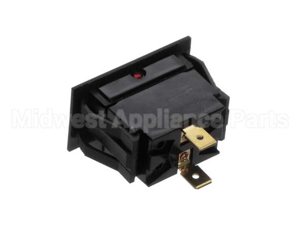 1621000 Garland Lamp-Red Lens Black Bezel 28V