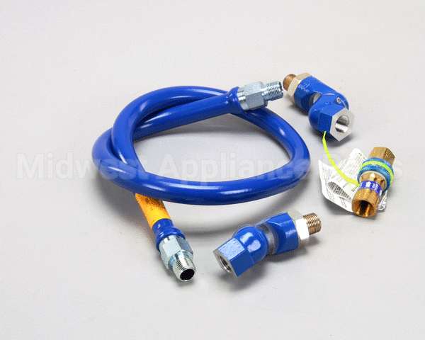 1650BPQ2S48 Dormont 1/2 Dia., 48 Blue Hose, Snapfast, 2 Swiv