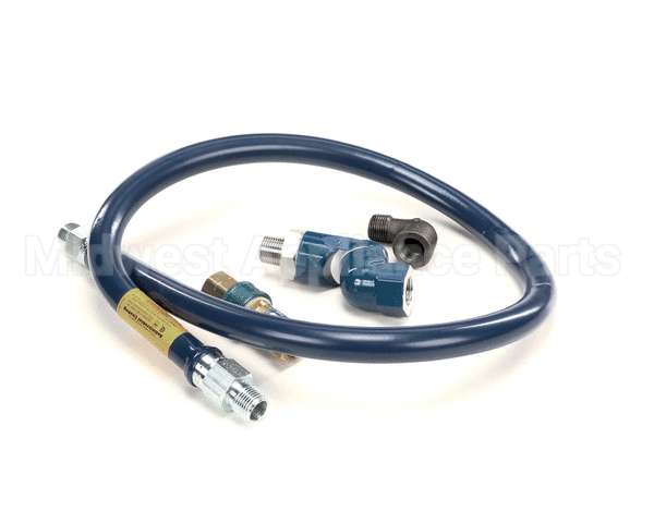 1650BPQS48 Dormont 1/2 Dia., 48 Blue Hose, Snapfast, Swivel