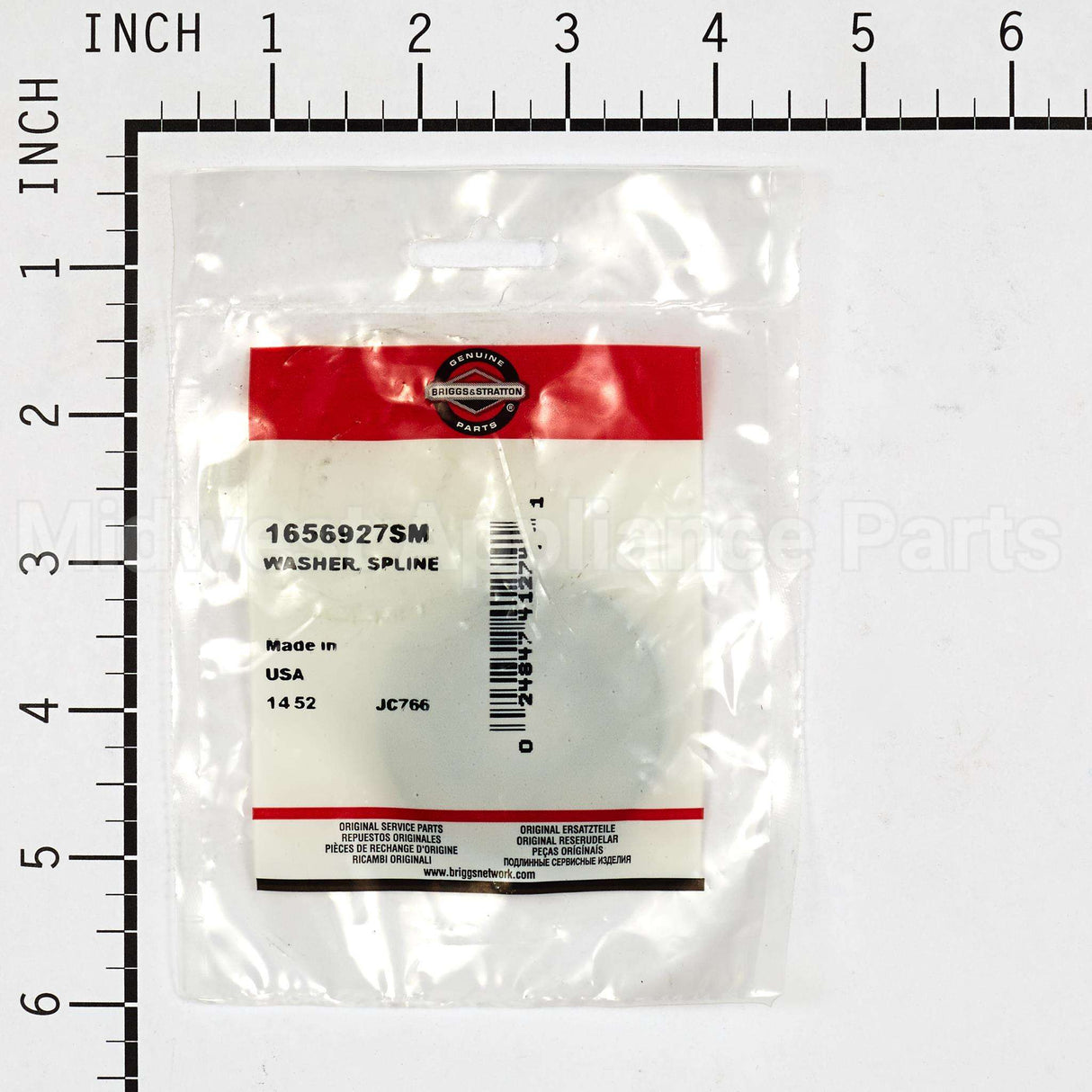 1656927SM Briggs & Stratton Washer Spline