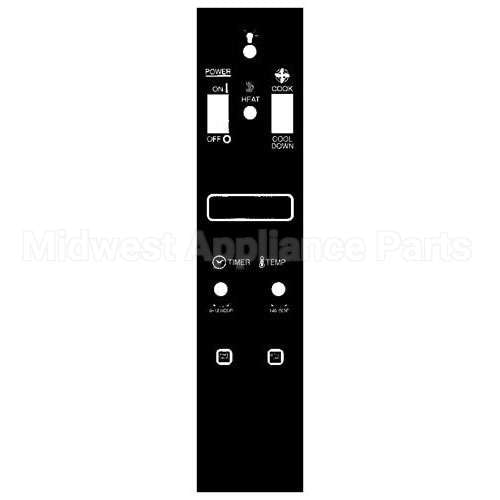 1657702 Compatible Midwest Appliance Parts Overlay - 2 Key/1 Speed
