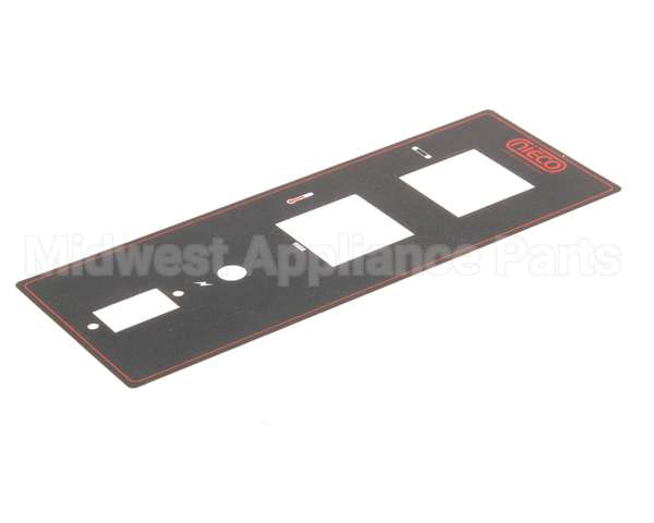 16608 Nieco Label, Front, Left Control Box