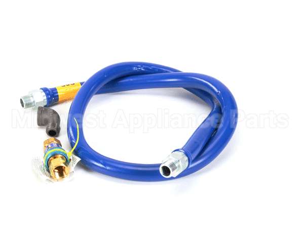 1675BPQ72 Dormont 3/4" Dia., 72" Blue Hose, Snapfast, 1 El