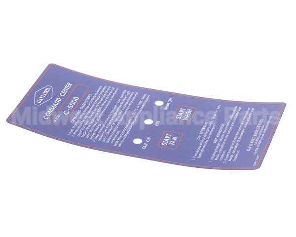 16907 Gaylord C-5000 Mylar Faceplate
