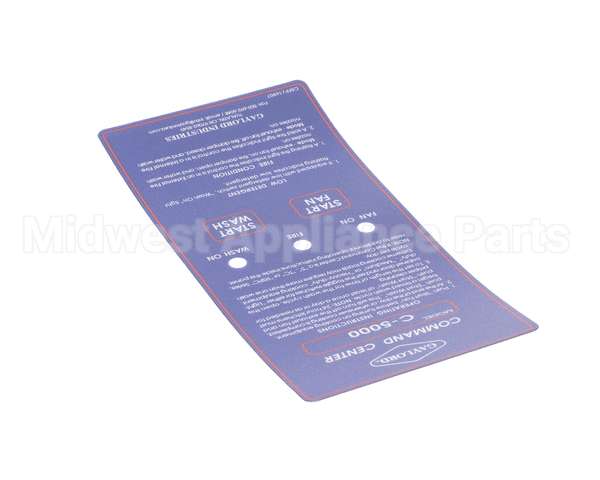 16907 Gaylord C-5000 Mylar Faceplate