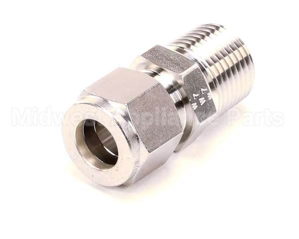 17111 Broaster Connector Comp 1/2 Od X 1/2 Npt